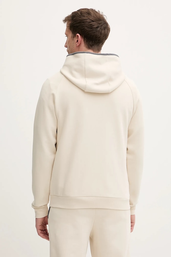 Oblečenie BOSS mikina na zips s kapucňou pánska Sense Hooded Jacket 50557206 béžová
