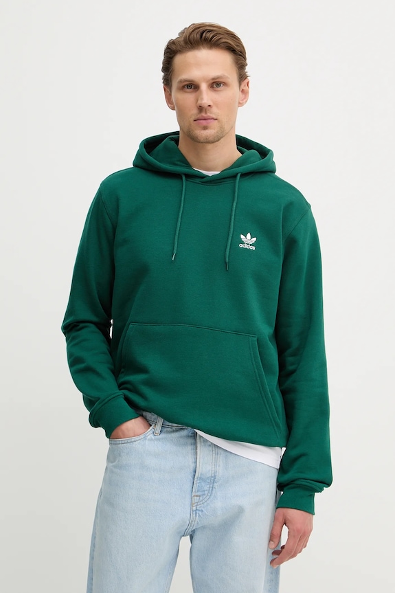 Кофта adidas Originals Essentials з капюшоном зелений KD1322