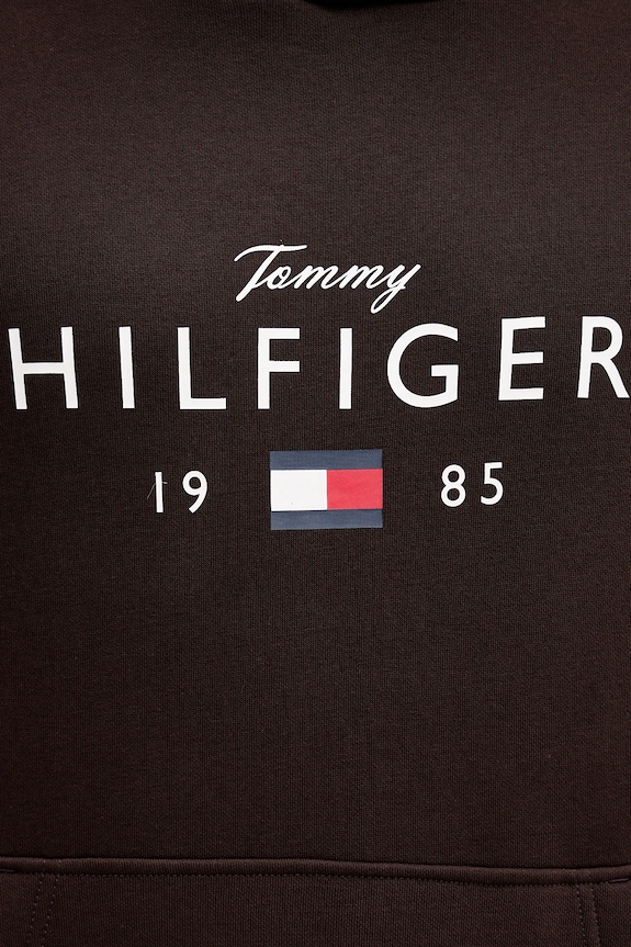 Μπλούζα Tommy Hilfiger MW0MW41427 καφέ