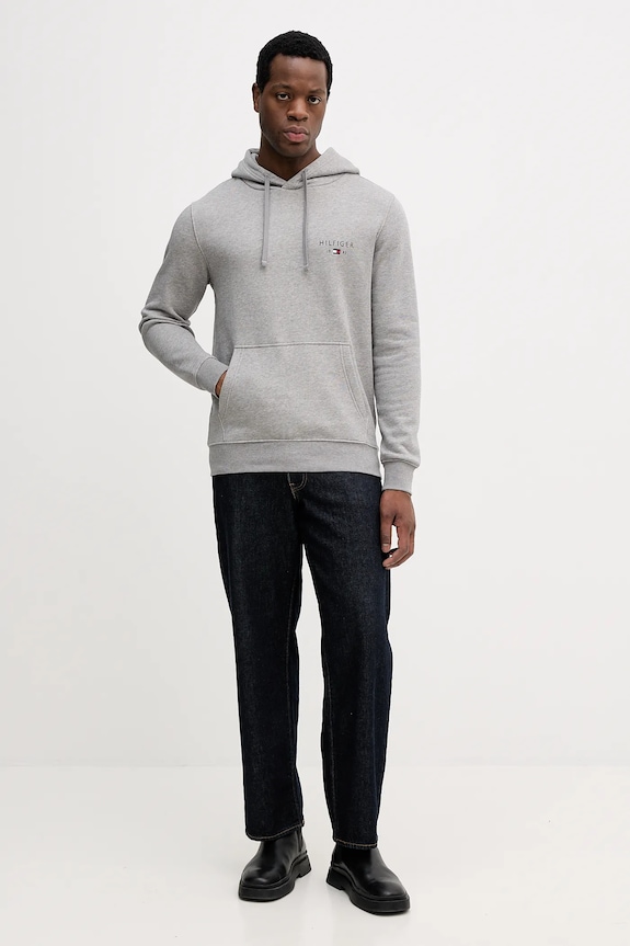 Μπλούζα Tommy Hilfiger MW0MW41429 γκρί SS26