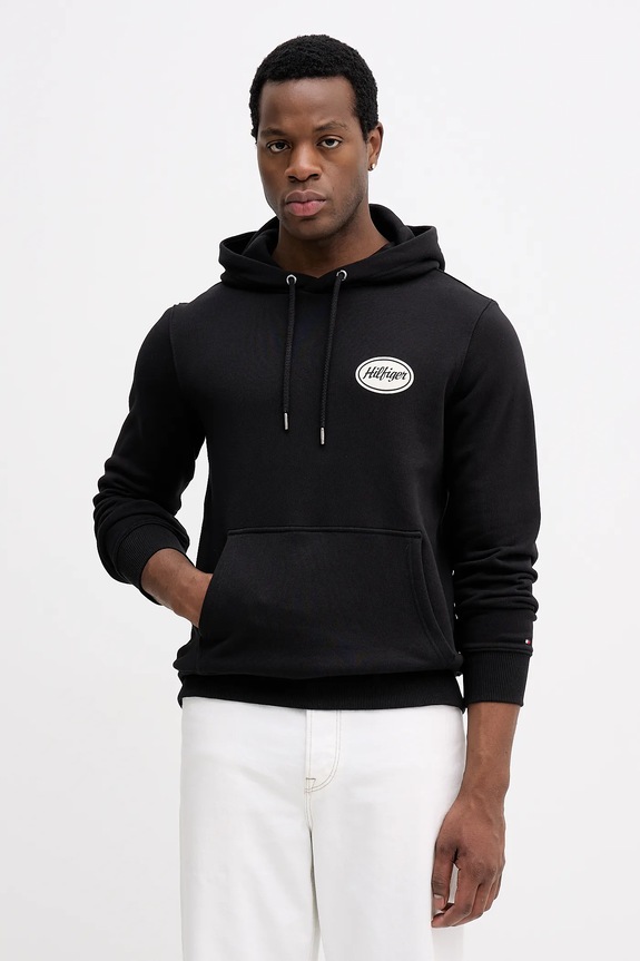 Odzież Tommy Hilfiger bluza bawełniana MW0MW41434 czarny