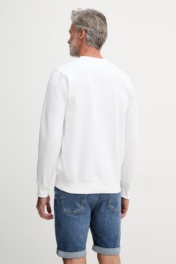 Oblečenie Tommy Hilfiger mikina pánska MW0MW42778 biela