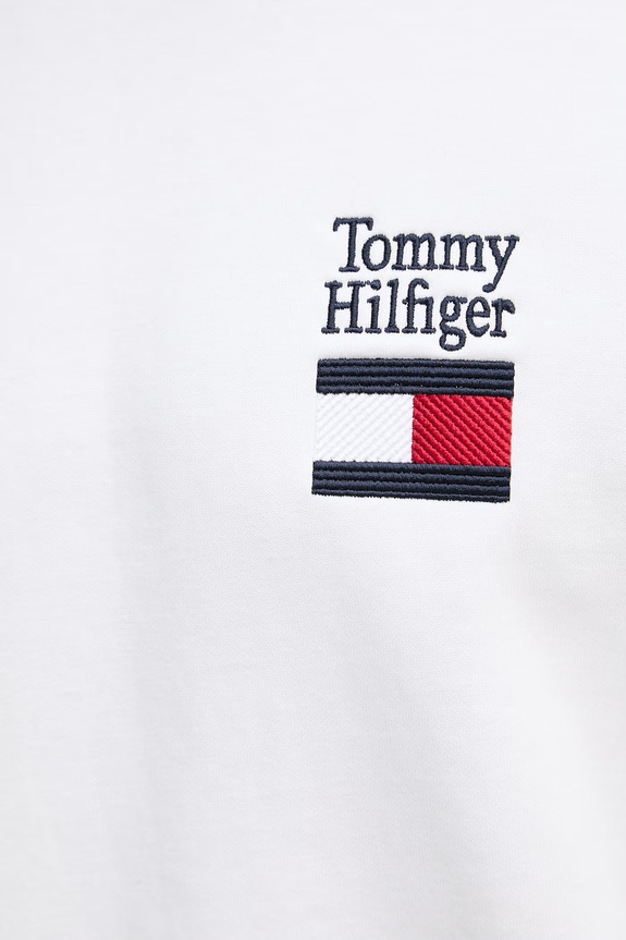 Tommy Hilfiger mikina pánska MW0MW42778 biela