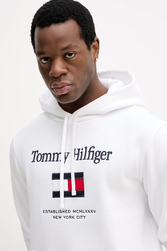 Μπλούζα Tommy Hilfiger λευκό MW0MW42735