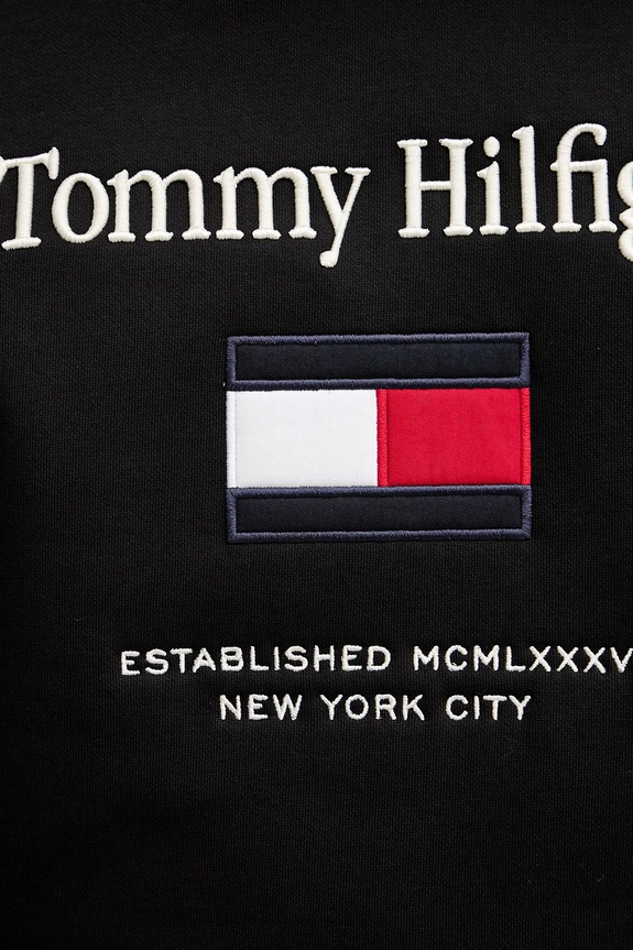Μπλούζα Tommy Hilfiger MW0MW42735 μαύρο