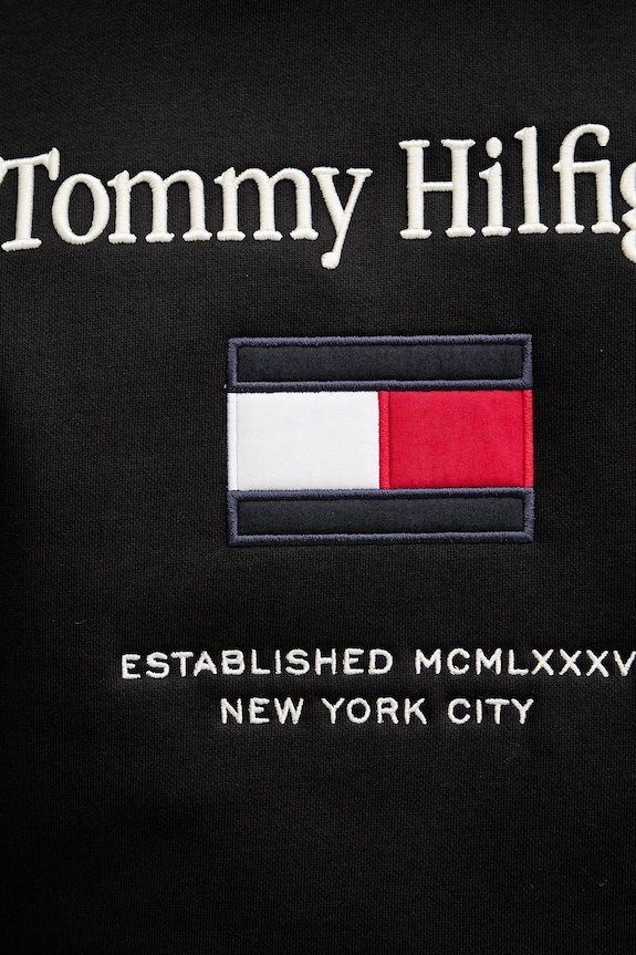 Μπλούζα Tommy Hilfiger MW0MW42735 μαύρο