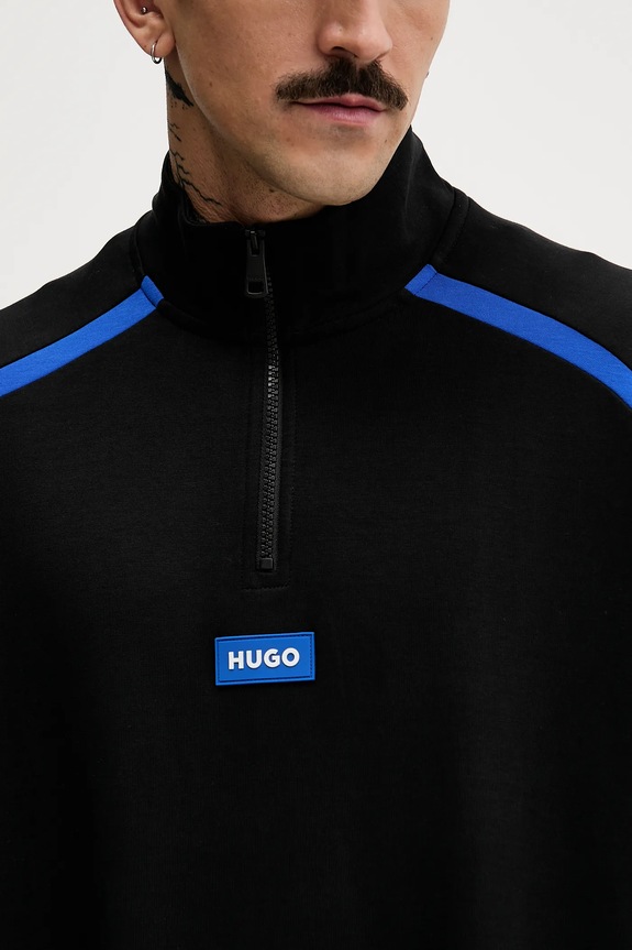 Mikina Hugo Blue Naloneck 50553141 čierna