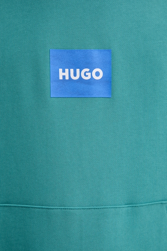Хлопковая кофта Hugo Blue Nayohood Nayohood 50556613 бирюзовый