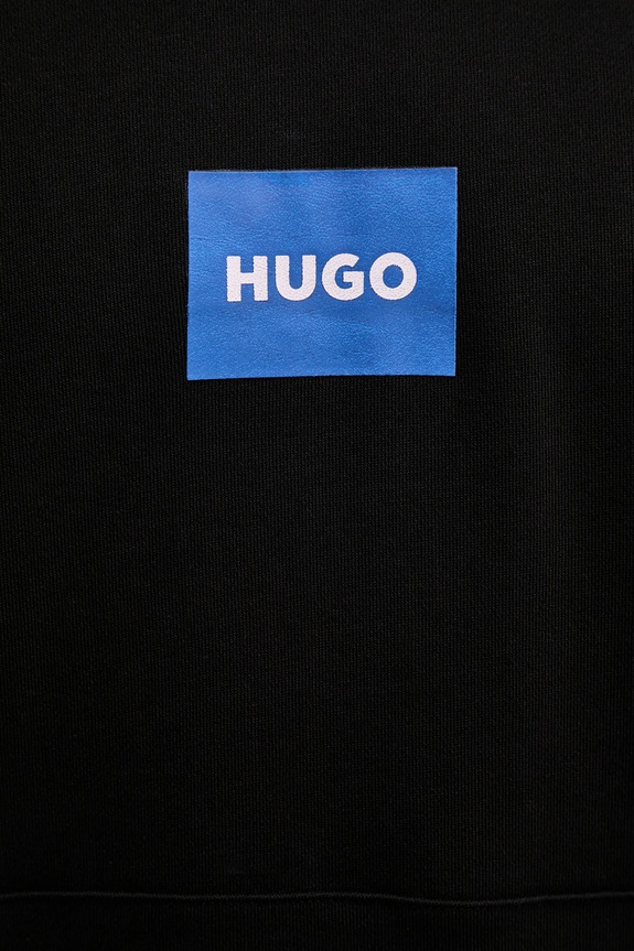 HUGO Blue hanorac de bumbac Nayohood 50556613 negru