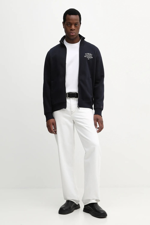 Μπλούζα Tommy Hilfiger MW0MW41425 σκούρο μπλε SS26