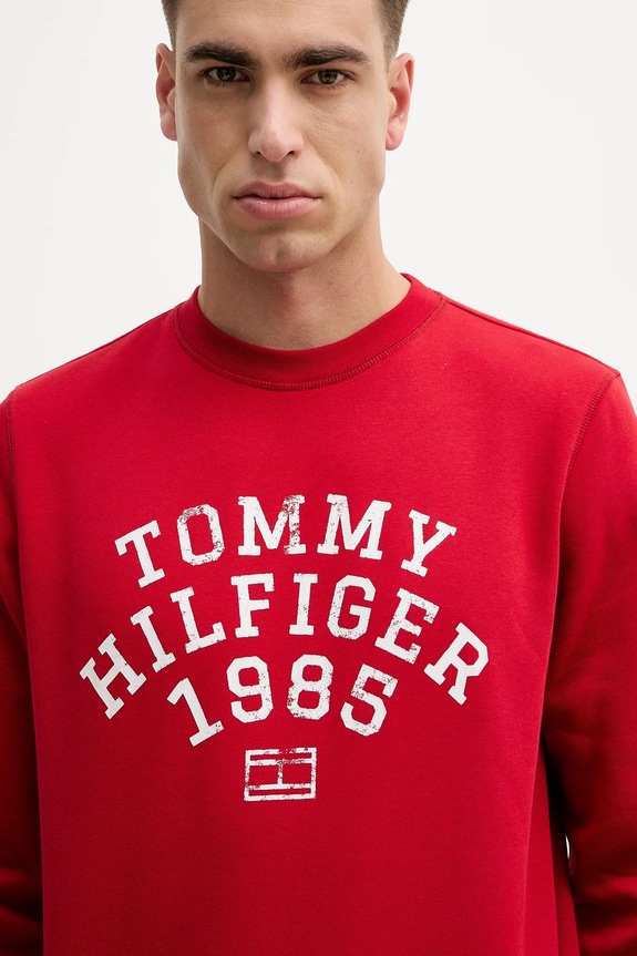 Mikina Tommy Hilfiger červená MW0MW41426