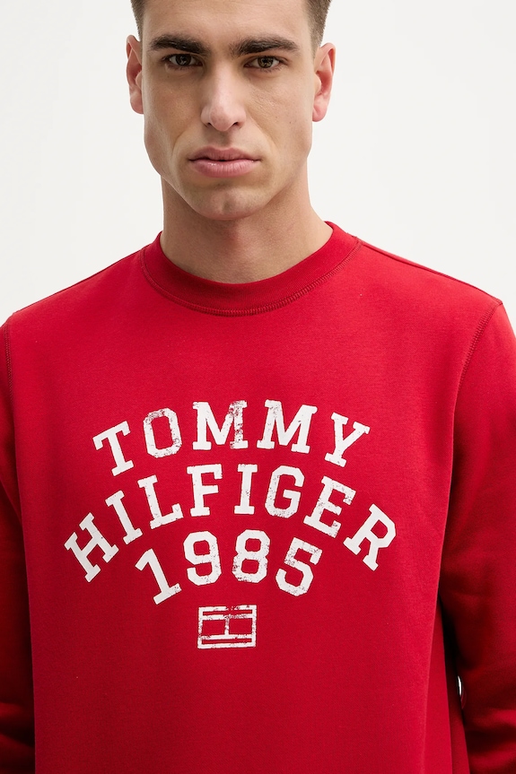 Mikina Tommy Hilfiger červená MW0MW41426