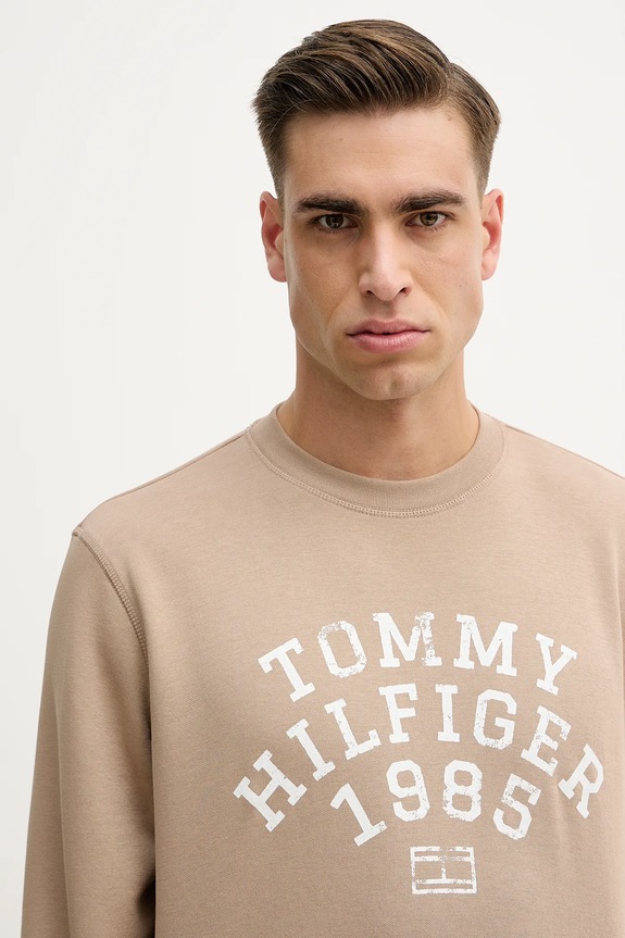 Mikina Tommy Hilfiger béžová MW0MW41426