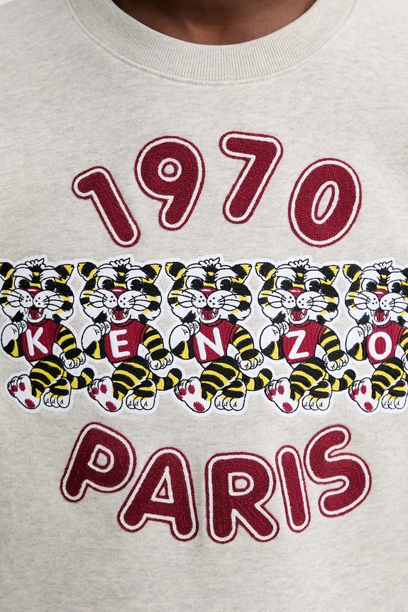 Kenzo hanorac de bumbac FG55SW2064MJ gri