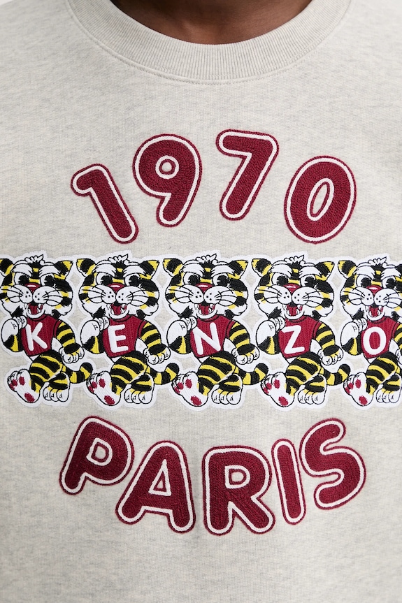 Kenzo hanorac de bumbac FG55SW2064MJ gri