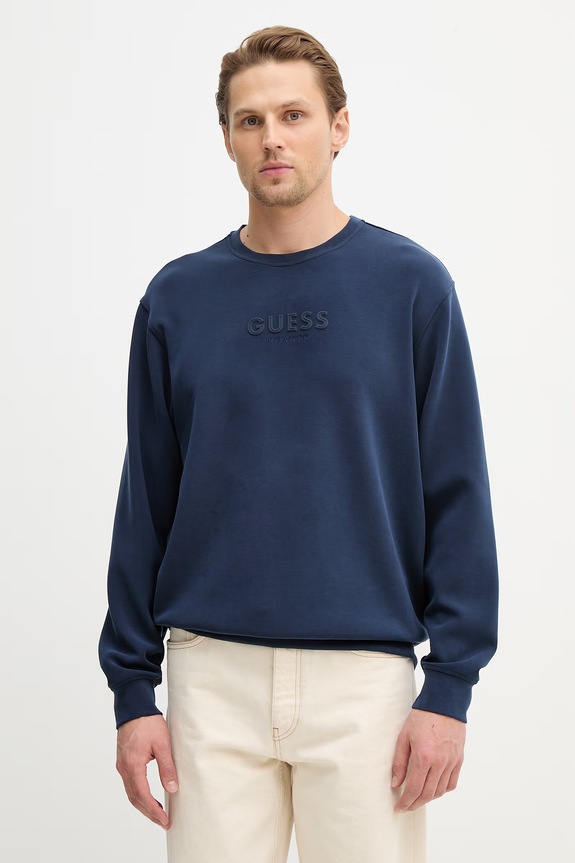 Guess bluză imprimeu bleumarin M6RQ42.KAYM2