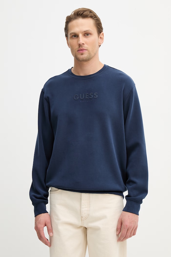 Guess bluză imprimeu bleumarin M6RQ42.KAYM2