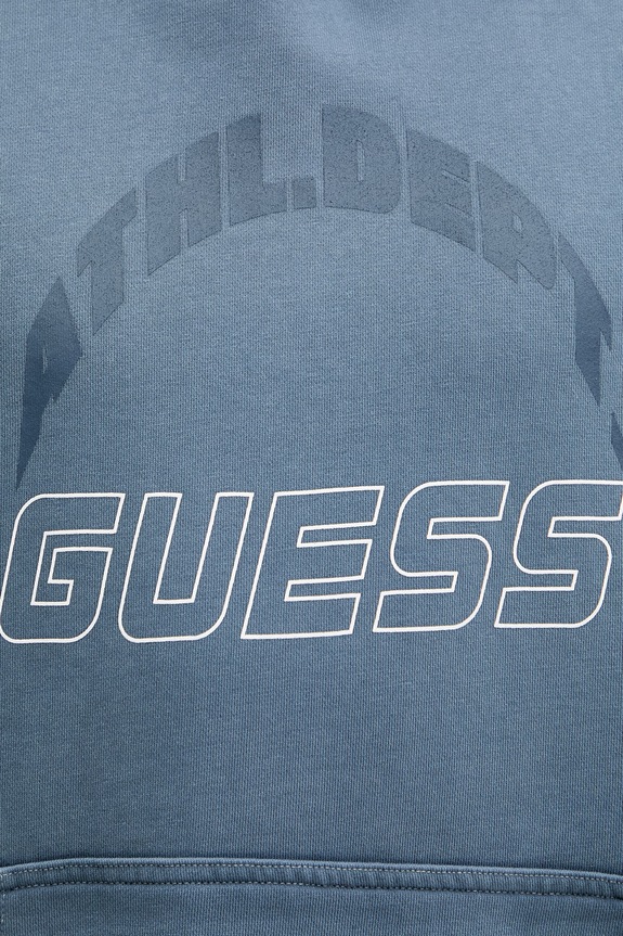 Памучен суичър Guess NAWAT Z6RQ10.KD371 син