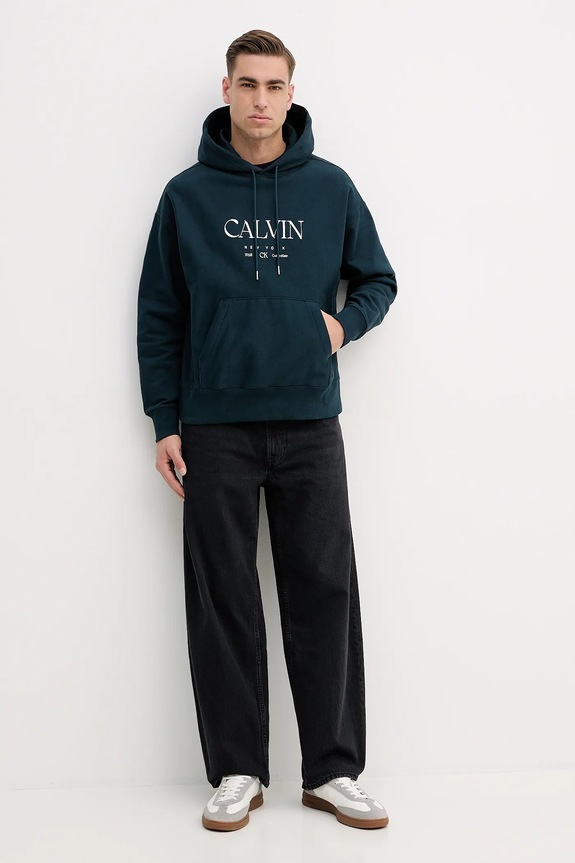Mikina Calvin Klein LV04RE207G zelená SS26