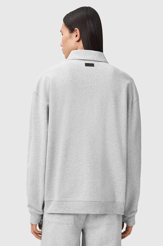 Βαμβακερή μπλούζα AllSaints M019ND γκρί SS26