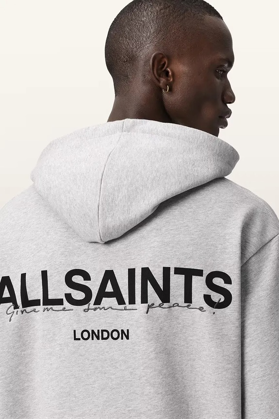 Ρούχα Βαμβακερή μπλούζα AllSaints M022ND γκρί