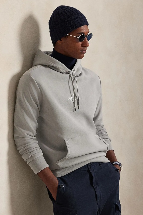 Mikina Polo Ralph Lauren šedá 710981369