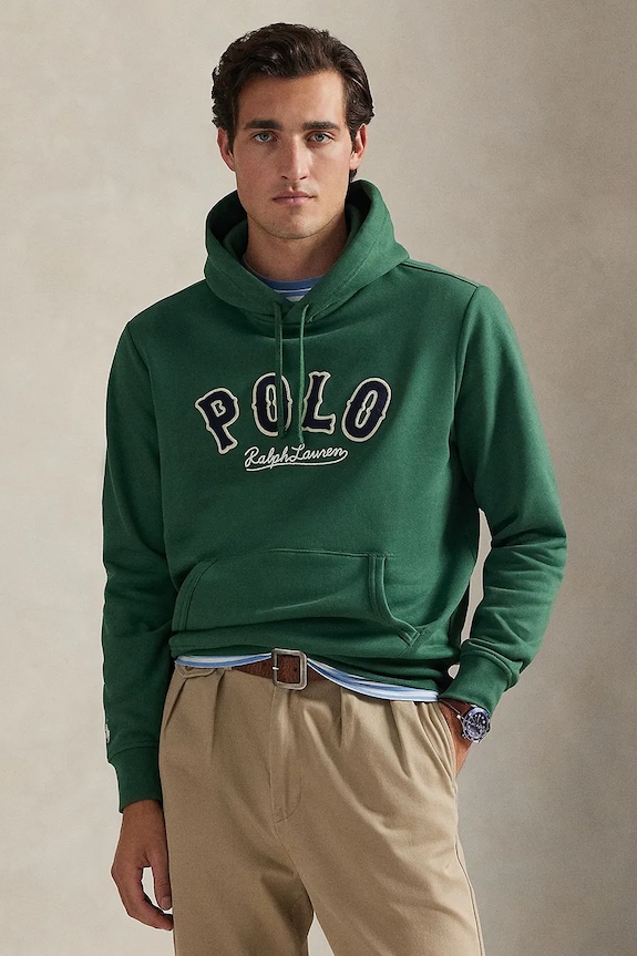 Polo Ralph Lauren felső aplikációval zöld 710P04872