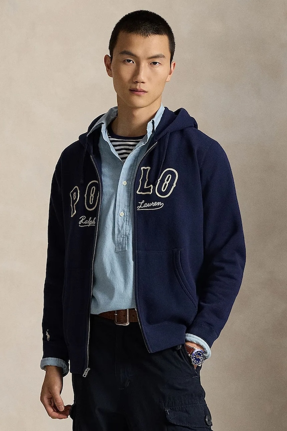 Polo Ralph Lauren bluză imprimeu bleumarin 710P04874