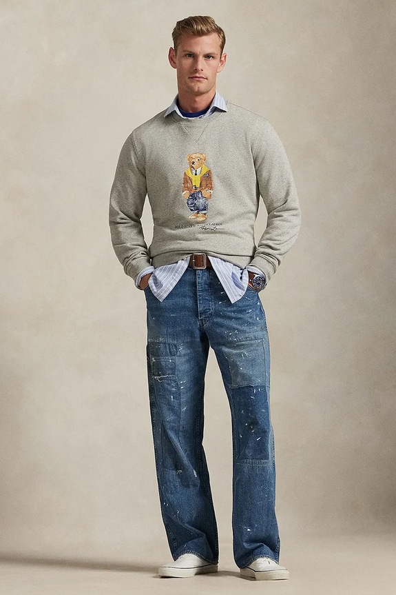 Oblečenie Mikina Polo Ralph Lauren 710P04977 sivá