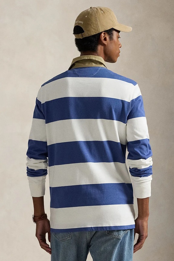 Polo Ralph Lauren bluza bawełniana 710P05317 niebieski SS26