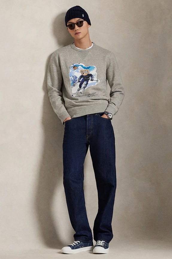 Ruházat Polo Ralph Lauren felső 710B13911 szürke