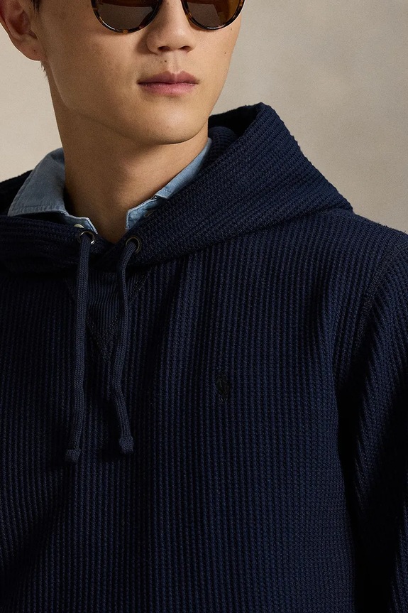 Dukserica Polo Ralph Lauren mornarsko plava 710P04755