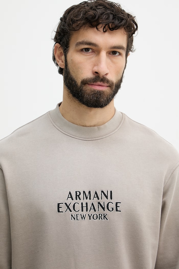 Armani Exchange hanorac de bumbac bej XM001767.AF20169