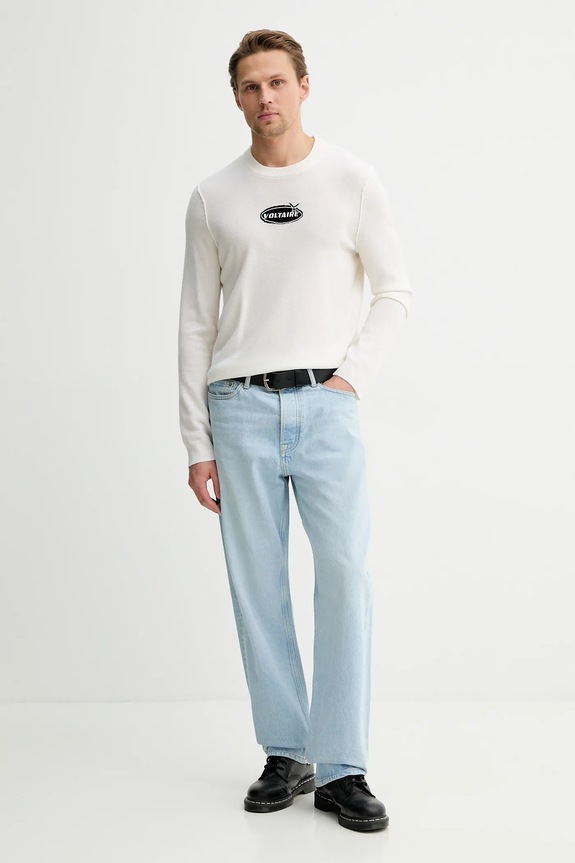 ZADIG&VOLTAIRE pulover de lana KMSW01814 bej SS26
