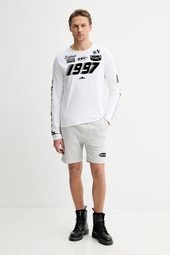 Bavlnené tričko s dlhým rukávom ZADIG&VOLTAIRE JMTS01744 biela SS26