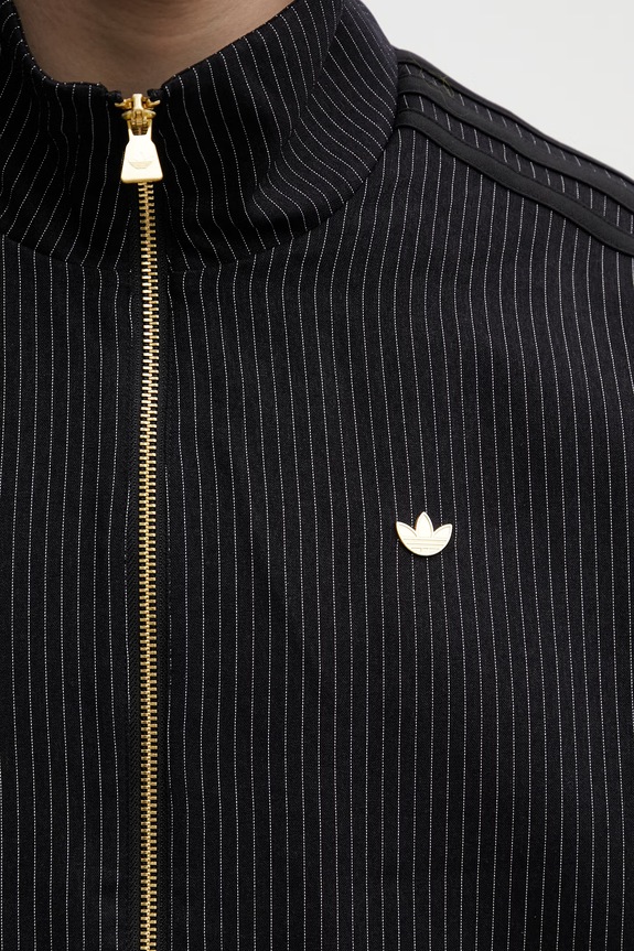 Rozepínací mikina adidas Originals Firebird TT černá KC9051