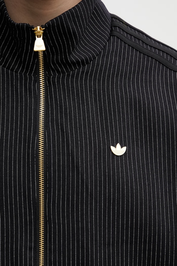 Rozepínací mikina adidas Originals Firebird TT černá KC9051