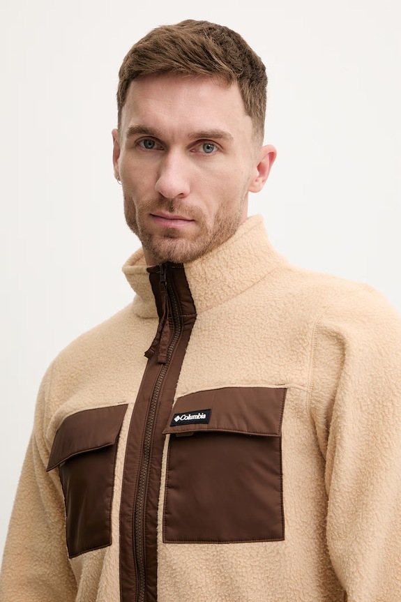 Columbia bluza polarowa Juniper Peak brązowy 2131474