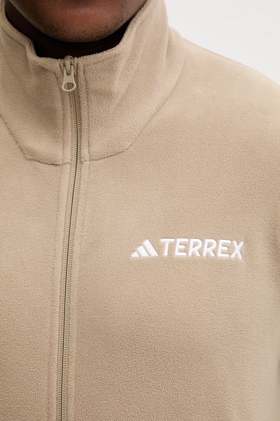 adidas TERREX bluza rozpinana męska polarowa Essentials JZ3290 brązowy
