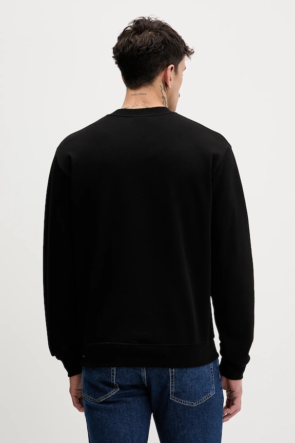 Ρούχα Βαμβακερή μπλούζα Karl Lagerfeld Jeans B1M20051 μαύρο
