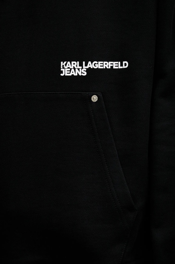 Bavlněná mikina Karl Lagerfeld Jeans černá B1M20058