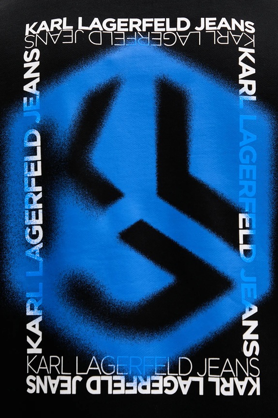Bavlněná mikina Karl Lagerfeld Jeans B1M20058 černá
