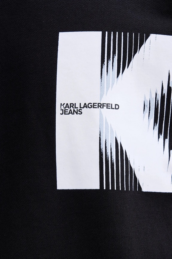 Karl Lagerfeld Jeans bluza bawełniana B1M20053 czarny