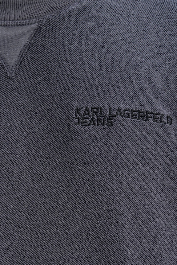 Bavlnená mikina Karl Lagerfeld Jeans B1M20056 sivá