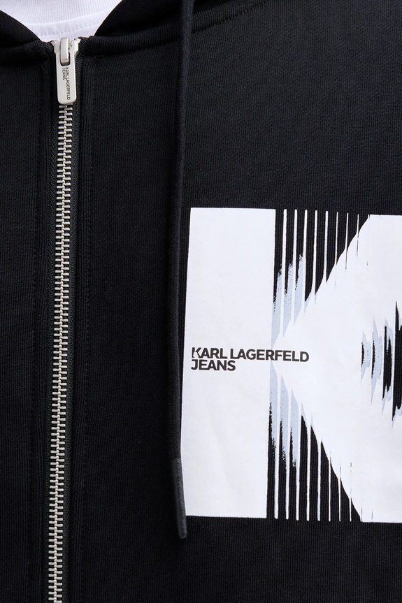 Karl Lagerfeld Jeans bluza bawełniana B1M20068 czarny