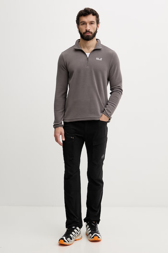 Jack Wolfskin αθλητική μπλούζα Ανδρική Taunus 100 A65798 γκρί SS26