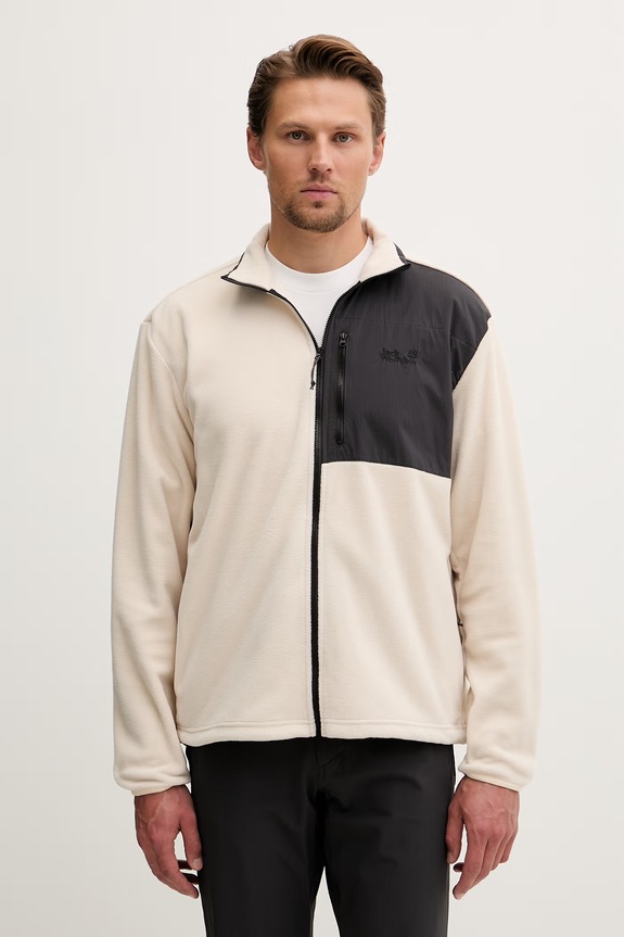 Jack Wolfskin pulover moški Sumetro bež A66041