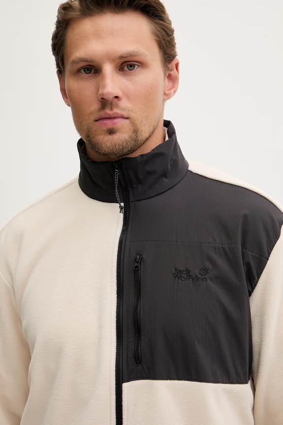Jack Wolfskin pulover moški Sumetro bež A66041