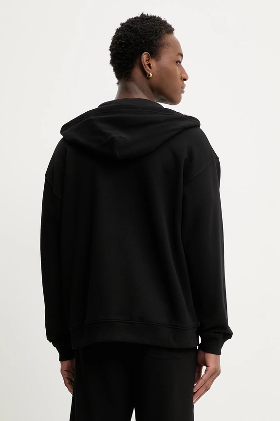 Odzież Diesel bluza bawełniana S-BOXT-ZIP-HOOD-DIV A20022.0GEAD czarny