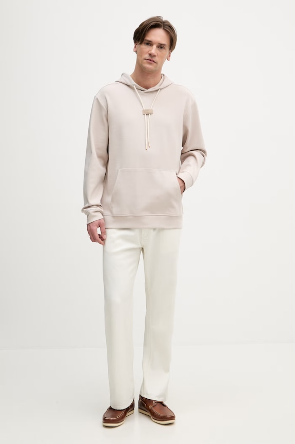 Paul&Shark bluza męska z bawełny 26411831 beżowy SS26